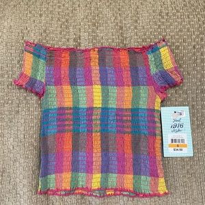 Off the shoulder Tube Top